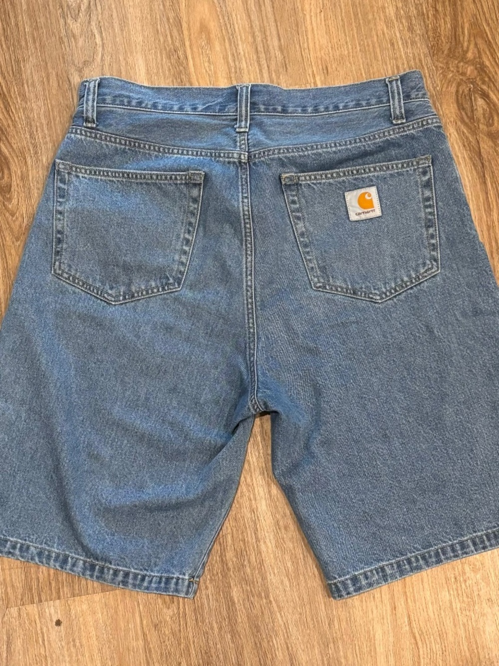 Carhartt WIP Landon Denim Shorts Size 31 Blue Loose Fit